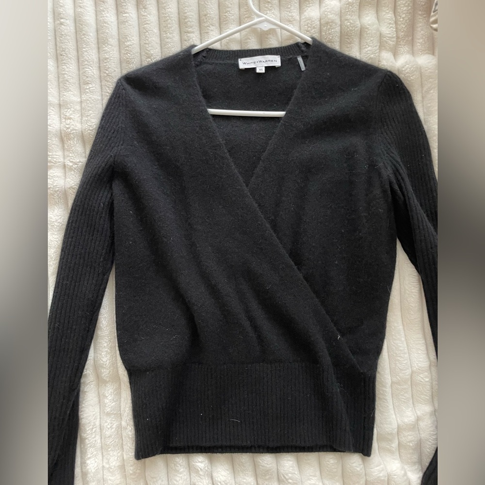 Black cashmere sweater